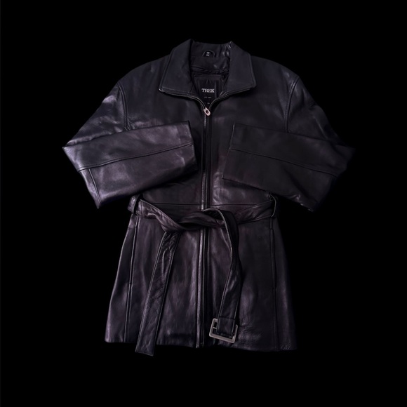 Wilsons Leather Jackets & Blazers - Trek Y2K Vintage Oversized Leather Jacket